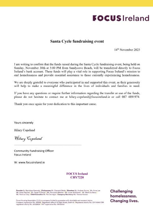 Santa's Cycle Entry Ticket